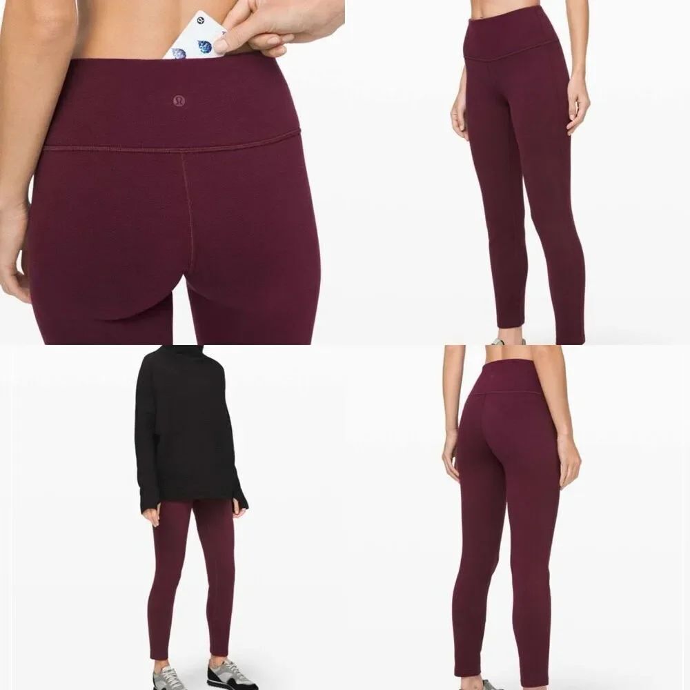 Lululemon Wunder Lounge Pant 28" *Updated Fit Dark Adobe size 12